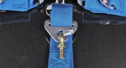 Ремни 5-ти точечные, 3"+3" SFI синий