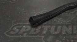 Оплетка Techflex F6® 0,1" (25,4мм) термостойкая, черная