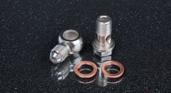 Фитинг BANJO AN6 + болт M14*1,5мм, вода, для Garrett