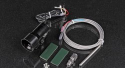 Датчик температуры выхлопных газов 37мм EGT (красная подсветка)