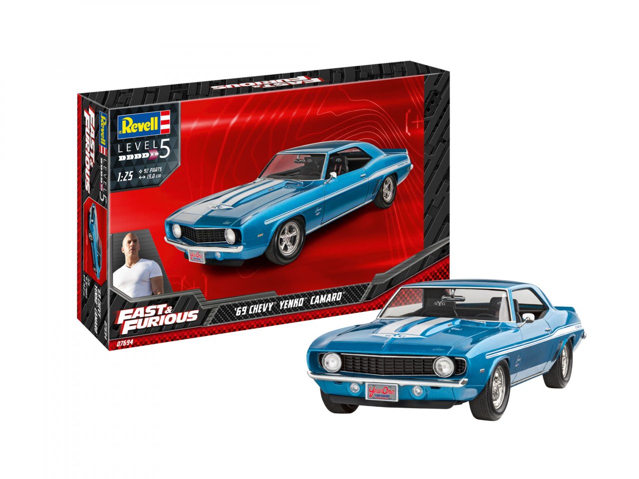 Сборная модель Fast & Furious 1969 Chevy Camaro Yenko Revell