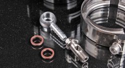 Перепускной клапан (blow off, блоу офф), 50мм "TIAL style" + установочный комплект