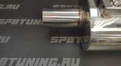 Бочка выхлопная SpeedFlow с электрозаглушкой 76мм
