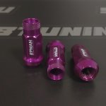 Гайки колесные М12*1,5 стальные, комплект 20шт (Фиолетовый)