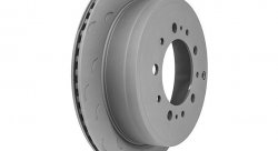 Тормозной диск HAWK Talon СЛОТИРОВАННЫЙ Toyota LC 200 / Lexus LX570, ЗАДНИЙ 345x18мм