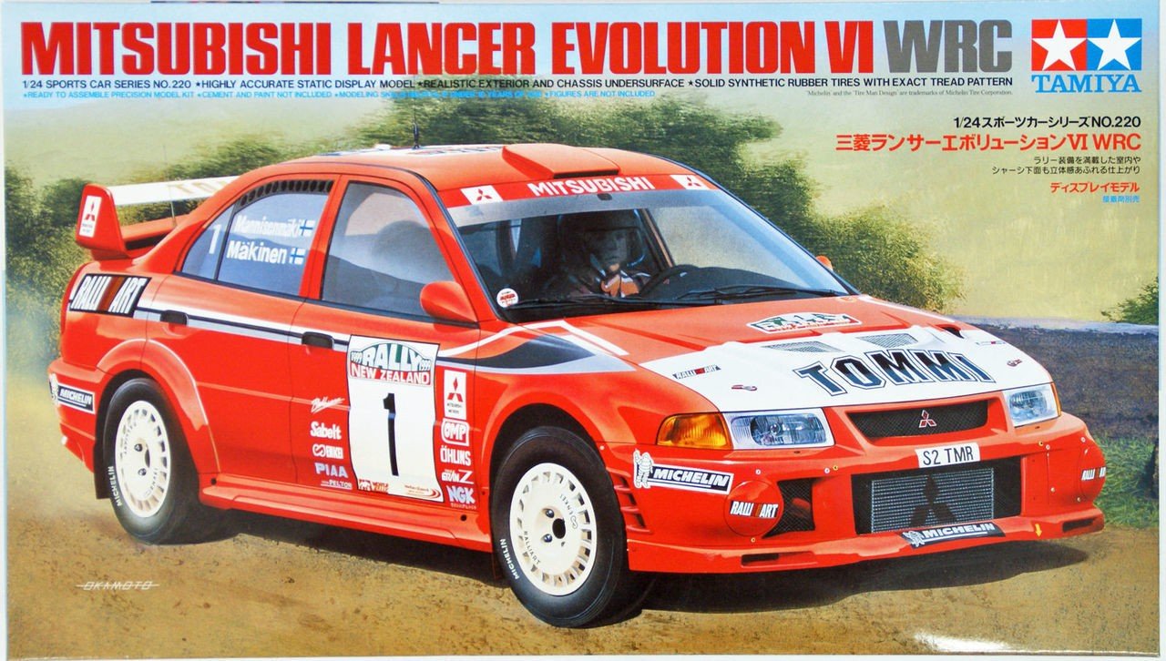 Сборная модель Tamiya Mitsubishi Lancer Evolution VI WRC