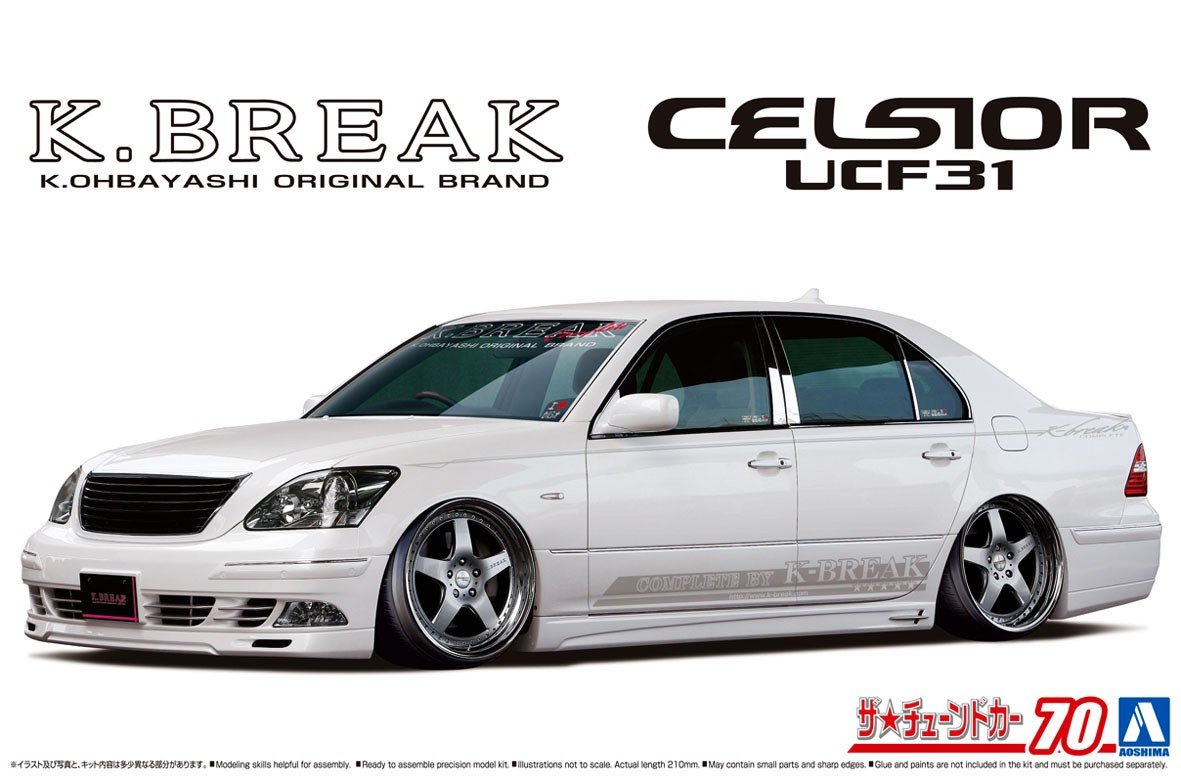Сборная модель Aoshima K-BREAK UCF31 CELSIOR '03 (TOYOTA)