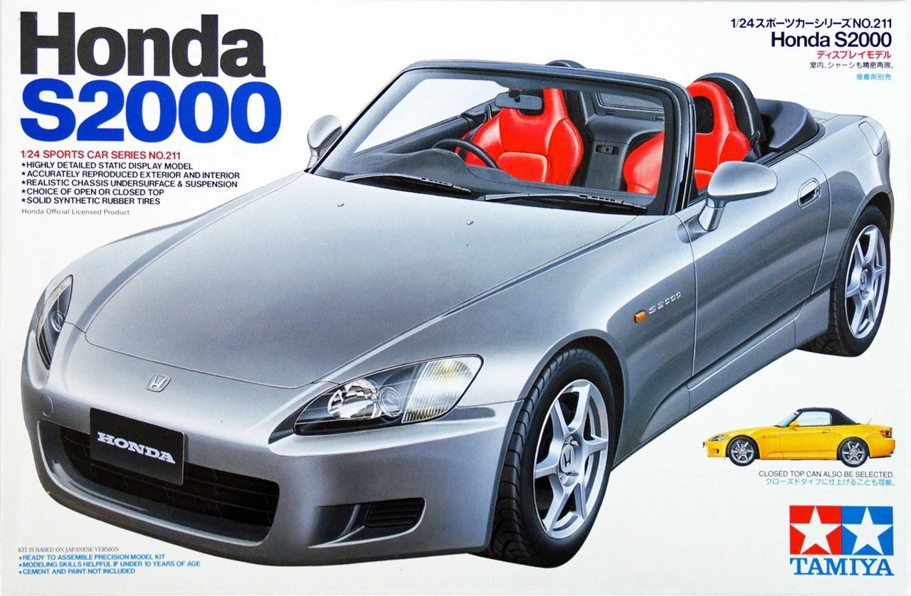 Сборная модель Honda S2000 (1:24)