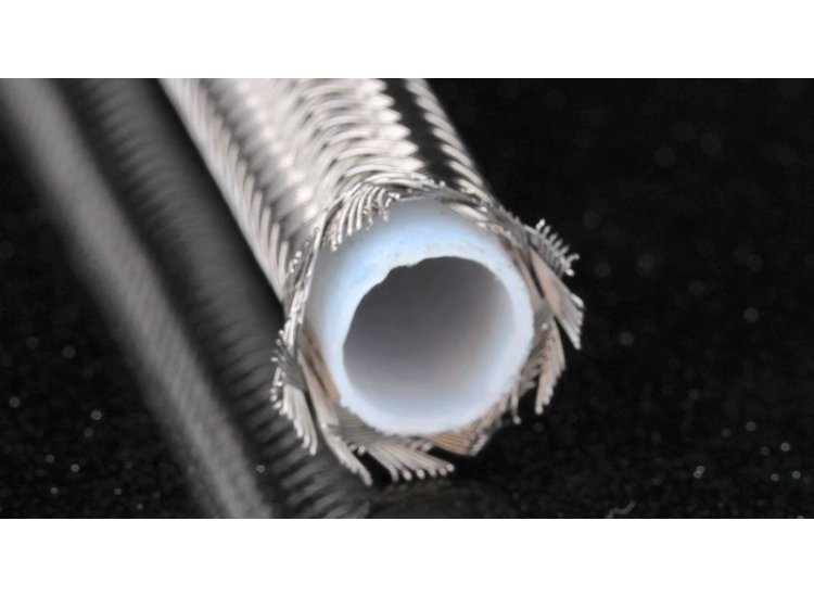 Шланг AN8 высокого давления армированный тефлоновый PTFE