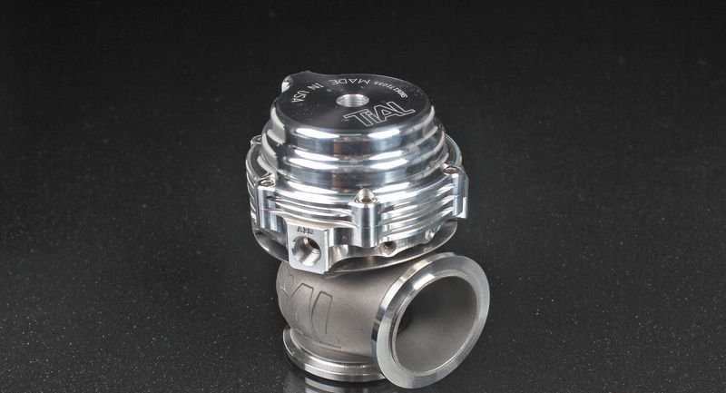 Вестгейт (wastegate, клапан сброса выхлопных газов), MV-S 38 мм silver/серебристый с установочным комплектом от 0,3 до 1,7 BAR MV-S SILVER