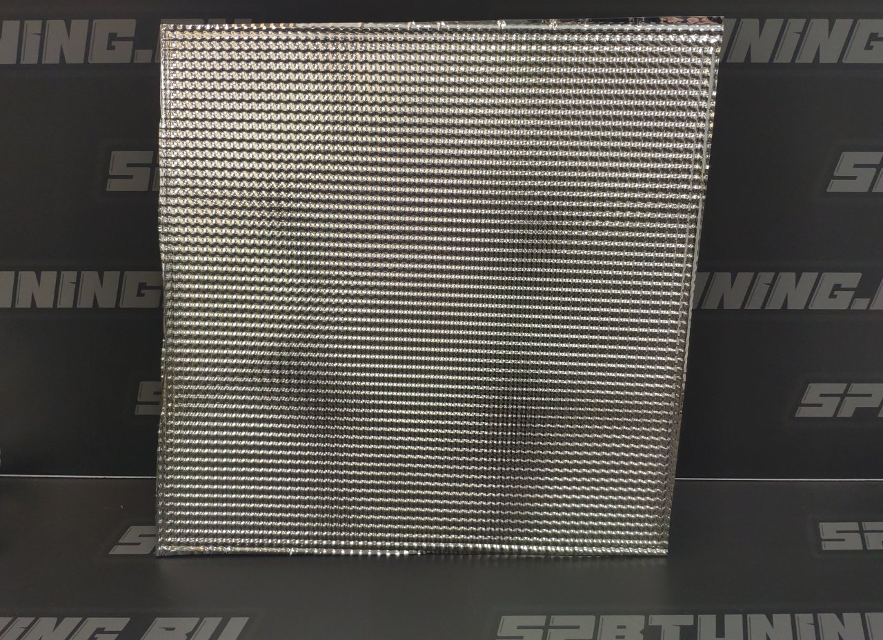 Термоэкран HeatShild нержавеющая сталь 40cm*40cm (0,15mm)