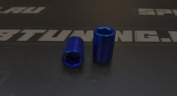 Гайки колесные Topfit открытые M12*1.5, высота - 32мм, синий