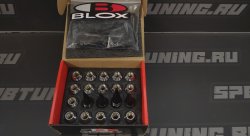 Гайки колесные Blox nut сталь+алюминий M12*1.5, черные