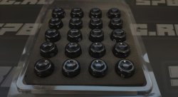 Гайки колесные Rays style M12*1.5, высота -35мм, черные