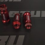 Гайки колесные М12*1,5 стальные, комплект 20шт (Красный)