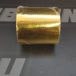 Термоизоляционная ткань самоклеющаяся, золото (50мм*5м рулон)