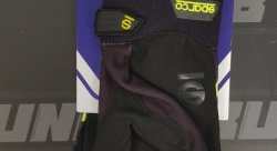 SPARCO Перчатки механика MECA-3, чёрный-белый-желтый, р-р L