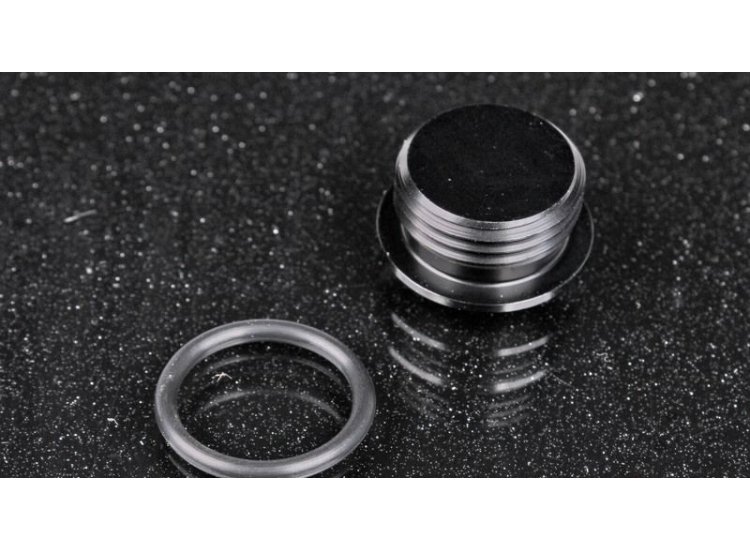 Заглушка ORB8 с резиновым кольцом, черная