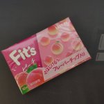 Резинка жевательная FIT`S Peach персик, Lotte, 24.6 г.