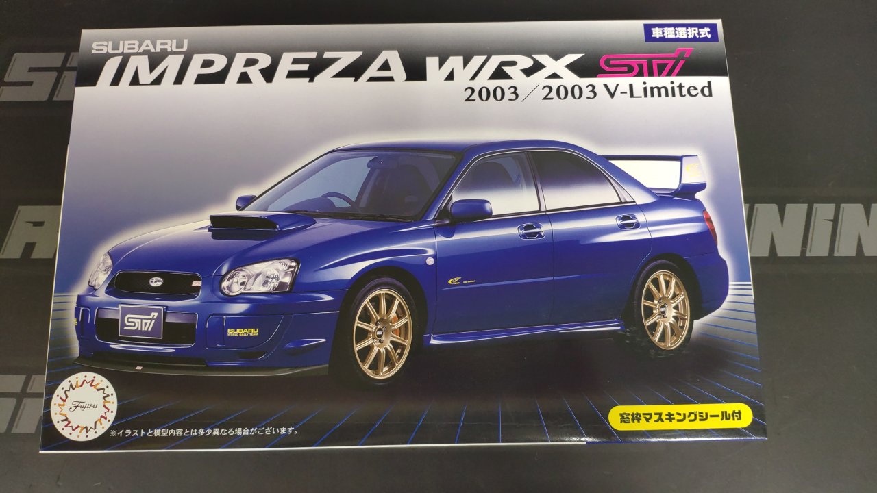 Сборная модель Fujimi Subaru Impreza WRX Sti/2003 V-Limite
