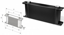 Радиатор масляный 34 рядов; 405 mm ширина; ProLine STD (M22x1,5 выход) Setrab