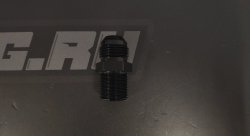 Фитинг AN10 - 1/2" NPT, черный