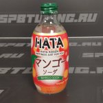 HATASODA Напиток газированный со вкусом манго 300 мл. Япония