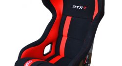 Mirco RTX-7 кресло для автоспорта велюр, черн/красный