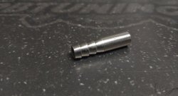 Адаптер вварной под шланг 8мм алюминий