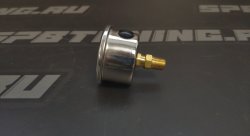 Манометр топливный 0-7 bar (черный); резьба 1/8 NPT, BLACKROCK LAB