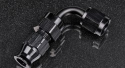 Фитинг AN4 90 градусов под алюминиевую трубку 6,35мм мама AB88