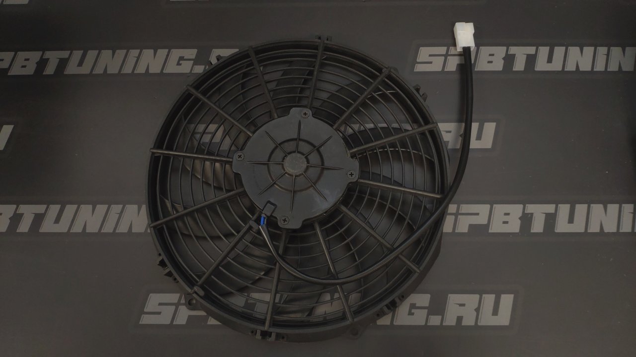 Вентилятор охлаждения (ВТЯГИВАЮЩИЙ) 12" (305мм) 12V производительность 2300 м³/ч