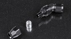 Фитинг AN8 45 градусов для тефлонового шланга PTFE, усиленные