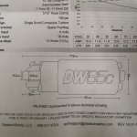 Топливный насос DeatschWerks 265л\ч Subaru BRZ \ WRX 2015-18, Toyota 86 DW300 (серия: компакт)
