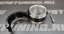 Хомут V-Band (HD Clamp) 63мм (2,5") + 2 алюминиевых фланца, подвижный