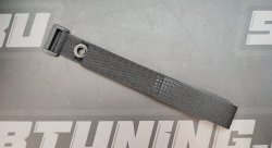 Стяжка 20*300мм, ворсовая, черная Велькро