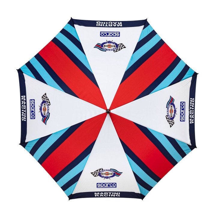 Зонт-трость MARTINI RACING, Ø 130 см, красный/белый/синий