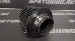 Фильтр нулевого сопротивления 76мм, черный EPMAN