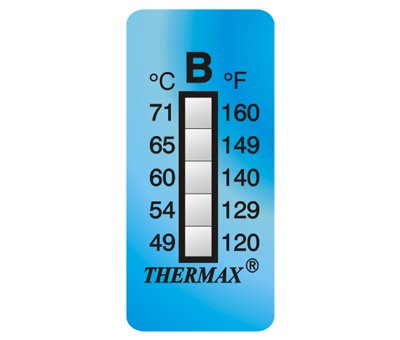 Термополоска самоклеющаяся Thermax 5   49°С - 71°С