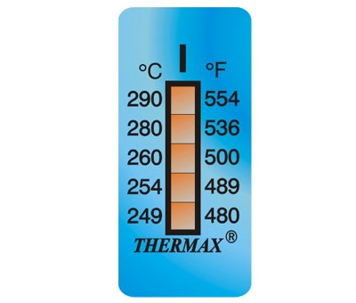 Термополоска самоклеющаяся Thermax 5   249°С - 290°С