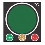 Термоиндикатор горячих поверхностей «Светофор» Hallcrest Traffic Light
