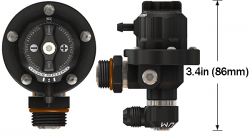 Регулятор давления топлива Radium Черный