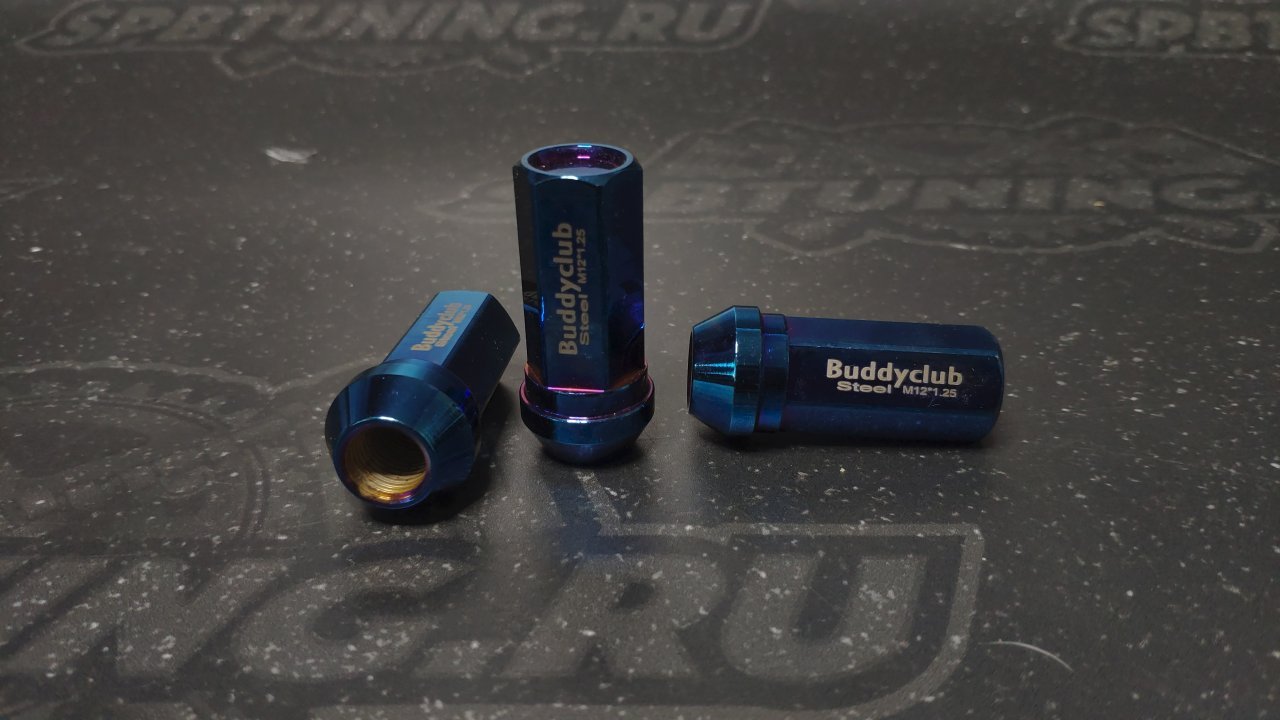 Гайки колесные Buddyclub M14x1.5 синие