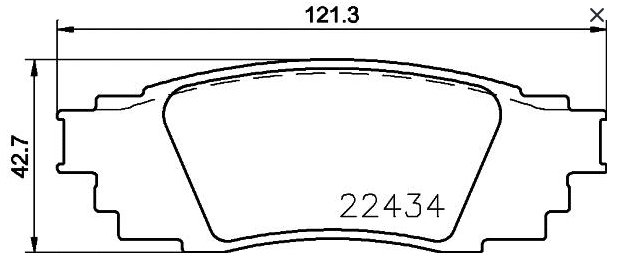 Колодки тормозные DC1879E14 DC brakes Street RT.2, задние TOYOTA CAMRY V70; LEXUS ES300h; RX (уценка)