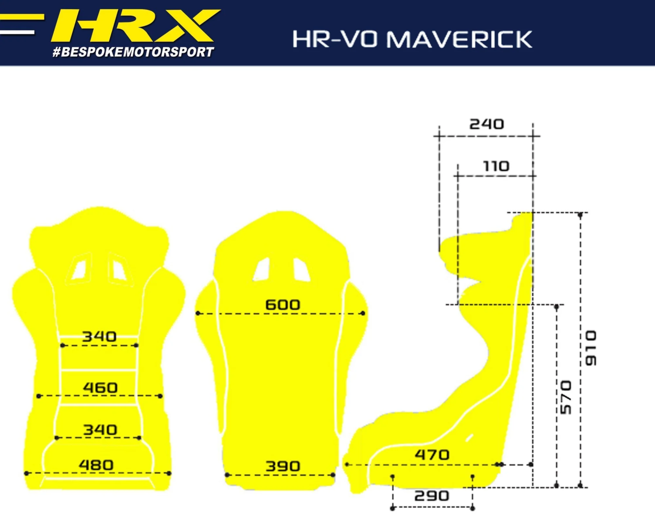 Спортивное ковш HRX MAVERICK размер L, черное