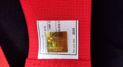 Ремни безопасности FOR 6 точек 3", красные