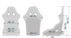 Спортивный ковш SPARCO EVO QRT, черный