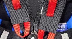 Ремни безопасности FOR 6 точек 3", чёрные