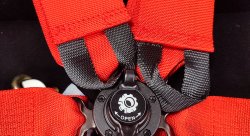 Ремни безопасности FOR 6 точек 3", красные