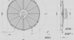 Вентилятор втягивающий (за радиатором) 16" (385мм) 3250 м3/ч